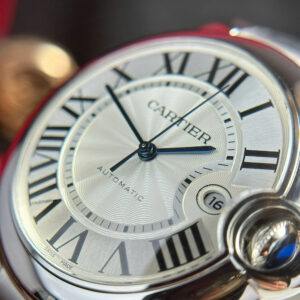 Đồng Hồ Cartier Ballon Bleu Automatic Nam Dây Kim Loại Xưởng AF 42mm (2)