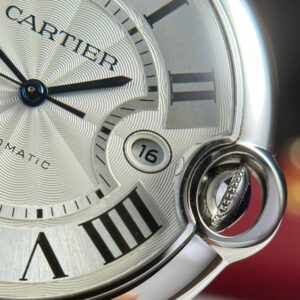 Đồng Hồ Cartier Ballon Bleu Automatic Nam Dây Kim Loại Xưởng AF 42mm (2)