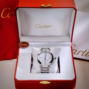 Đồng Hồ Cartier Pasha de Cartier Fake Máy Pin Nhật Giá Rẻ 41mm (2)