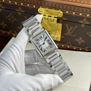 Đồng Hồ Cartier Tank Must Extra-Large Automatic Dây Kim Loại Nhà Máy AF 31x41mm (1)