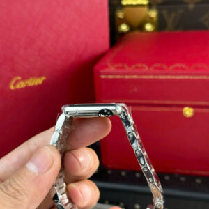 Đồng Hồ Cartier Tank Must Small Replica Mặt Chữ Nhật Máy Pin 22mm (11)