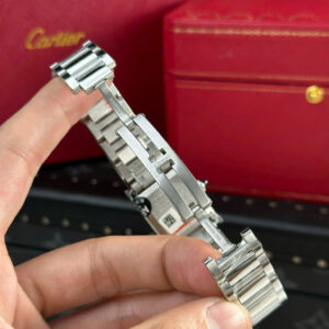 Đồng Hồ Cartier Tank Must Small Replica Mặt Chữ Nhật Máy Pin 22mm (11)