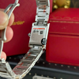 Đồng Hồ Cartier Tank Must Small Replica Mặt Chữ Nhật Máy Pin 22mm (11)