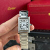 Đồng Hồ Cartier Tank Must Small Replica Mặt Chữ Nhật Máy Pin 22mm (11)