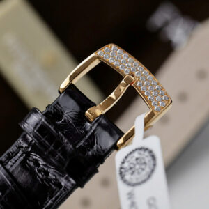 Đồng Hồ Chopard Happy Diamonds Bọc Vàng 18K Đính Kim Cương Moissanite 36mm (1)