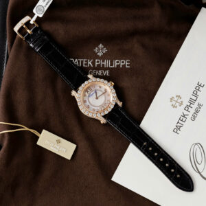 Đồng Hồ Chopard Happy Diamonds Bọc Vàng 18K Đính Kim Cương Moissanite 36mm (1)