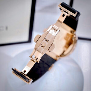 Đồng Hồ Gucci Like Auth Dây Cao Su Màu Đen Size Uniex Nam Nữ 40mm (5)