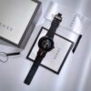 Đồng Hồ Gucci Siêu Cấp Dây Cao Su Màu Đen Size Uniex Nam Nữ 40mm (1)