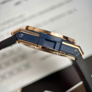 Đồng Hồ Hublot Big Bang One Click King Gold Đính Đá Moissanite Hong Kong 39mm (9)