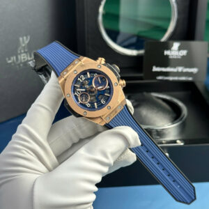 Đồng Hồ Hublot Big Bang Unico King Gold Blue Replica Nhà Máy BBF 42mm (2)