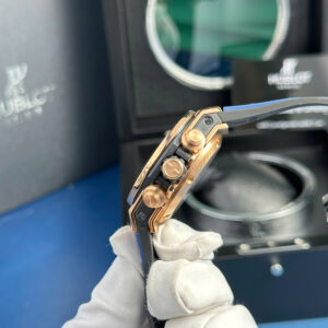 Đồng Hồ Hublot Big Bang Unico King Gold Blue Replica Nhà Máy BBF 42mm (2)