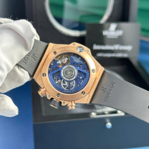 Đồng Hồ Hublot Big Bang Unico King Gold Blue Replica Nhà Máy BBF 42mm (2)