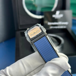 Đồng Hồ Hublot Big Bang Unico Viền Gốm Xanh Replica Nhà Máy BBF 42mm (2)