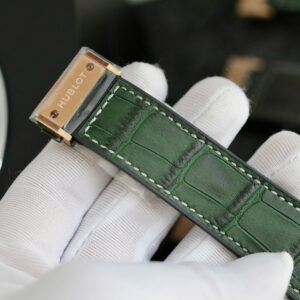 Đồng Hồ Hublot Classic Fusion King Gold Màu Xanh Lá Cây Rep 11 Xưởng JJF 42mm (8)
