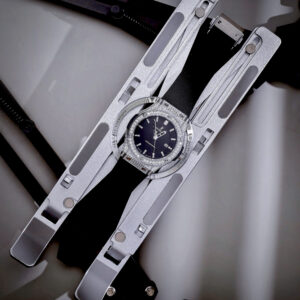 Đồng Hồ Hublot Nam Đính Full Đá Fake Nhật Màu Đen Giá Rẻ 42mm (1)