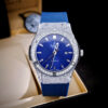 Đồng Hồ Hublot Nam Đính Full Đá Fake Nhật Màu Xanh Dương 42mm (2)