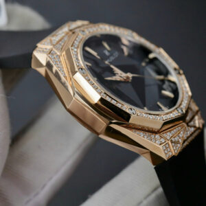 Đồng Hồ Hublot Orlinski King Gold Full Diamonds Đính Kim Cương Tự Nhiên 40mm (4)