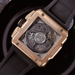 Đồng Hồ Hublot Square Bang Unico King Gold Chế Tác Đính Đá Moissanite 42mm (1)