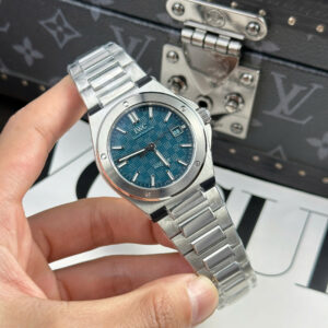 Đồng Hồ IWC Ingenieu Automatic Replica Mặt Xanh Băng Xưởng V9 40mm (1)