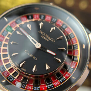 Đồng Hồ Jacob & Co Casino Roulette Replica 11 Nam Dây Da Đen 44mm (9)