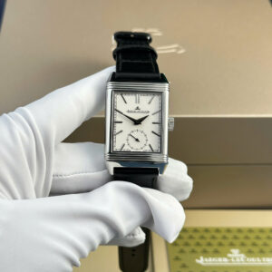 Đồng Hồ Jaeger LeCoultre Master Reverso Tribute Monoface Small Seconds Mặt Trằng Rep 11 27 (5)