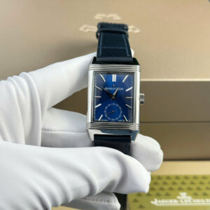 Đồng Hồ Jaeger LeCoultre Master Reverso Tribute Monoface Small Seconds Mặt Xanh Dương Replica 27 (3)