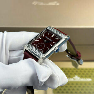 Đồng Hồ Jaeger LeCoultre Master Reverso Tribute Monoface Small Seconds Màu Đỏ Replica 27 (6)