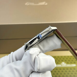 Đồng Hồ Jaeger LeCoultre Master Reverso Tribute Monoface Small Seconds Màu Đỏ Replica 27 (6)