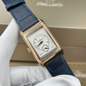 Đồng Hồ Jaeger LeCoultre Master Reverso Tribute Rep 11 Dây Da Xanh MG Factory (1)