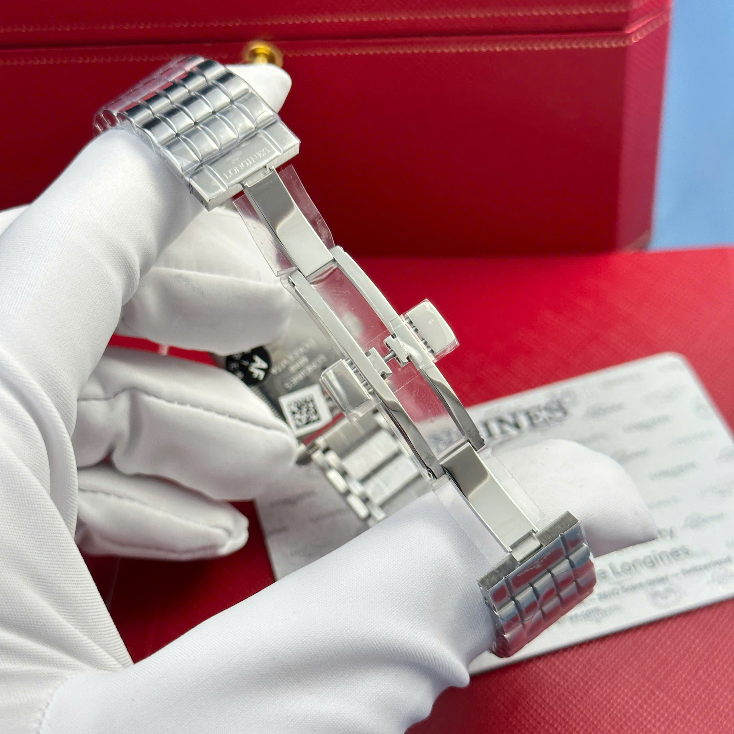 Đồng Hồ Longines Mini DolceVita Nữ Đính Đá Dây Kim Loại Xưởng AF 22x29mm (1)