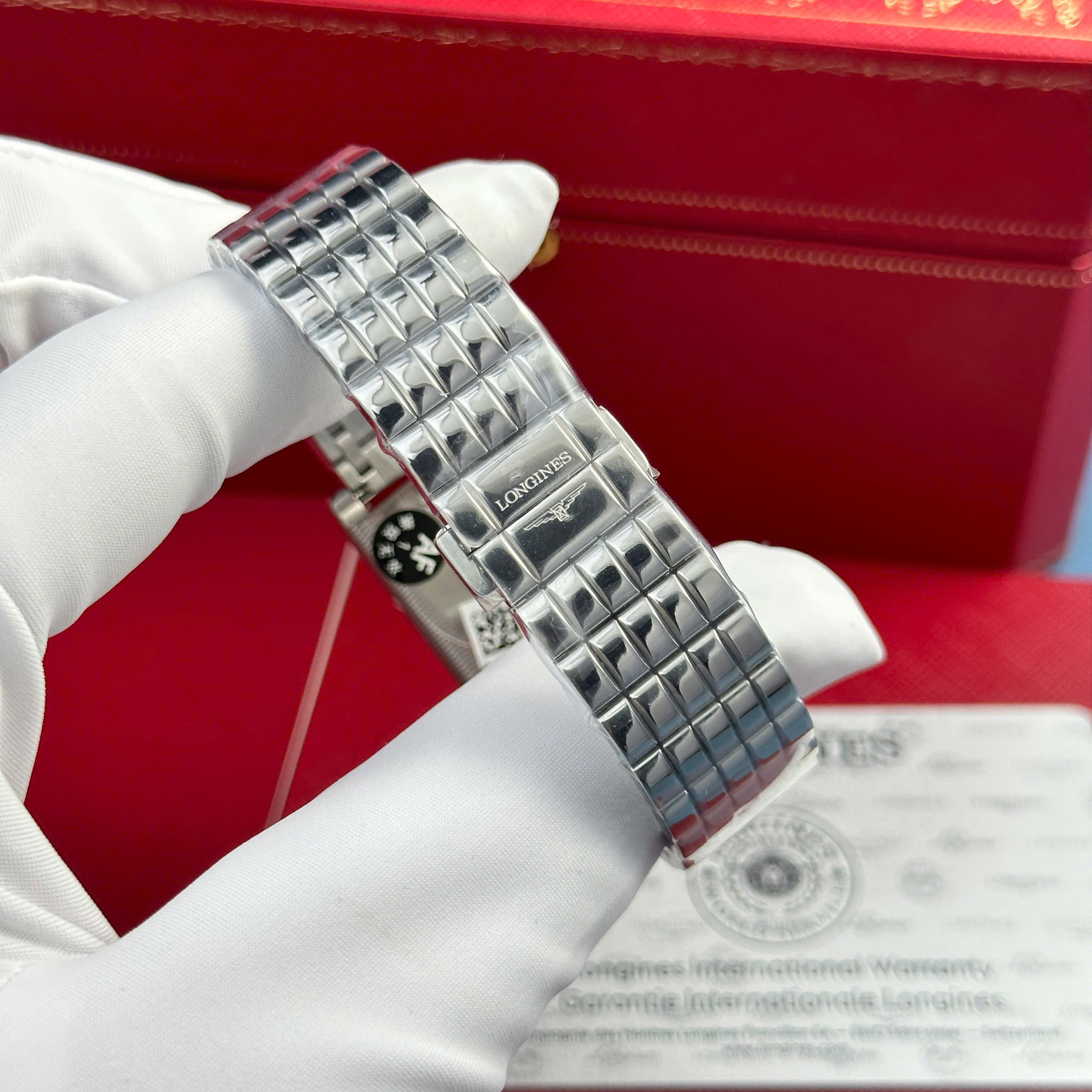 Đồng Hồ Longines Mini DolceVita Nữ Mặt Chữ Nhật Replica 11 Xưởng AF 22x29mm (9)