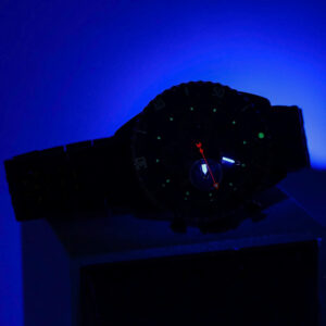 Đồng Hồ Michael Kors Bayville Chronograph Mặt Xanh Dây Kim Loại Like Auth 44mm (10)