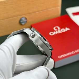 Đồng Hồ Omega Seamaster Diver 300M Chronograph Mặt Đen Rep 11 Xưởng N1 44mm (2)