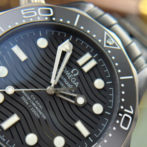Đồng Hồ Omega Seamaster Diver 300M Gốm Đen Replica Nhà Máy VS 42mm (1)
