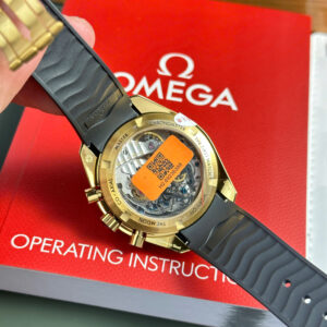 Đồng Hồ Omega SpeedMaster MoonWatch Mặt Vàng Replica Nhà Máy RM 42mm (1)