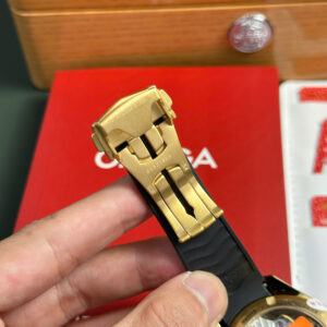 Đồng Hồ Omega SpeedMaster MoonWatch Mặt Vàng Replica Nhà Máy RM 42mm (1)