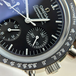 Đồng Hồ Omega Speedmaster Moonwatch Chronograph Replica Mặt Đen Xưởng OM 42mm (12)