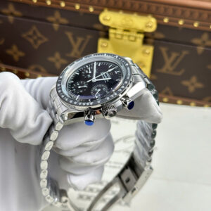 Đồng Hồ Omega Speedmaster Moonwatch Chronograph Replica Mặt Đen Xưởng OM 42mm (12)