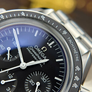Đồng Hồ Omega Speedmaster Moonwatch Chronograph Replica Mặt Đen Xưởng OM 42mm (12)