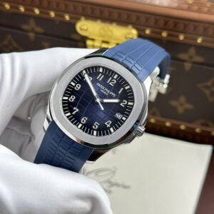 Đồng Hồ Patek Philippe Aquanaut 5168G Tinh Chỉnh Full Options Chuẩn Auth Màu Xanh Blue 42mm (1)
