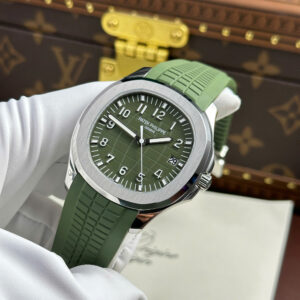 Đồng Hồ Patek Philippe Aquanaut 5168G Tinh Chỉnh Full Options Chuẩn Auth Màu Xanh Green 42mm (1)