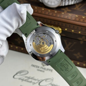 Đồng Hồ Patek Philippe Aquanaut 5168G Tinh Chỉnh Full Options Chuẩn Auth Màu Xanh Green 42mm (1)