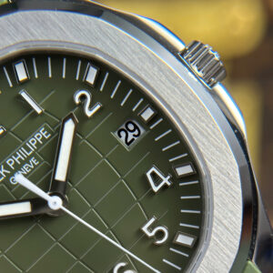 Đồng Hồ Patek Philippe Aquanaut 5168G Tinh Chỉnh Full Options Chuẩn Auth Màu Xanh Green 42mm (1)