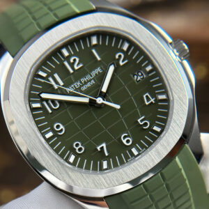 Đồng Hồ Patek Philippe Aquanaut 5168G Tinh Chỉnh Full Options Chuẩn Auth Màu Xanh Green 42mm (1)