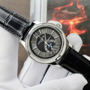 Đồng Hồ Patek Philippe Complications 5205G Màu Xám Replica 11 40mm (1)