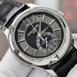 Đồng Hồ Patek Philippe Complications 5205G Màu Xám Replica 11 40mm (1)