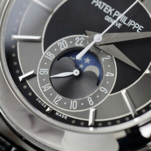 Đồng Hồ Patek Philippe Complications 5205G Màu Xám Replica 11 40mm (1)