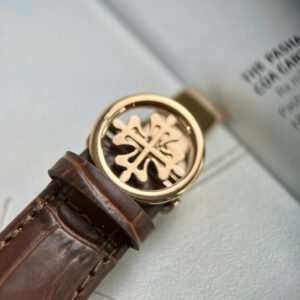 Đồng Hồ Patek Philippe Fake Máy Nhật Sun & Moon Dây Da 40mm (1)