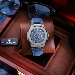 Đồng Hồ Patek Philippe Fake Nhật Nautilus 5740G Perpetual Denim Calendar 40mm (1)