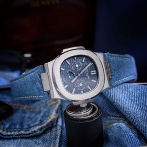 Đồng Hồ Patek Philippe Fake Nhật Nautilus 5740G Perpetual Denim Calendar 40mm (1)